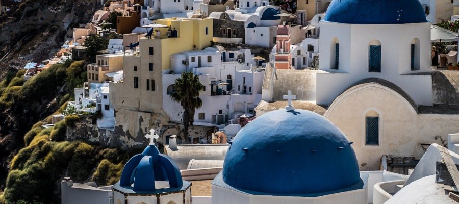 Greece Santorini White Blue Island  - GiuseppeDio / Pixabay